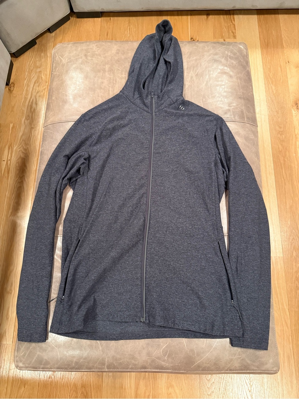 lululemon athletica Men's Full-Zip Hooded Sweater in Dark Gray